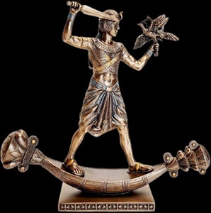 Veronese bronzefigur til stueindretning med autentisk finish